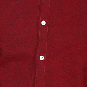 Brushed Cotton Bright Red Shirt