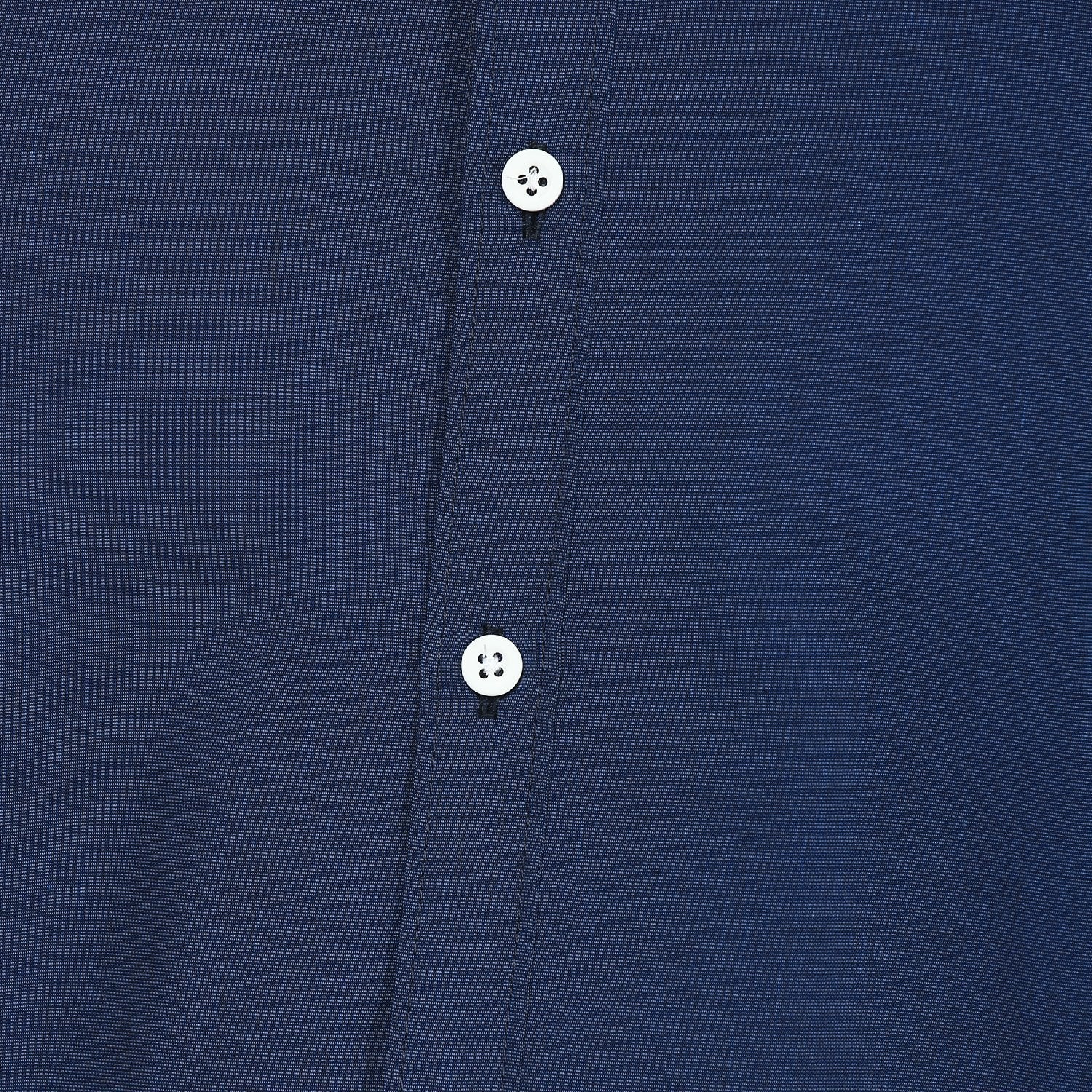 Cobalt Blue Button Down Regular Fit Shirt